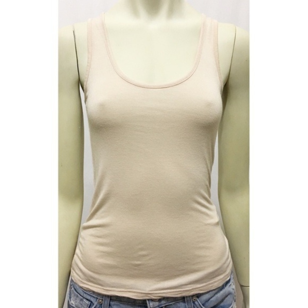 MM Couture by Miss Me XS Tan Tank Top